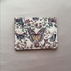 Christian Dior butterfly cardholder